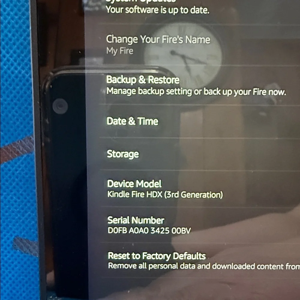 Amazon Kindle Fire 3rd Generation Tablet